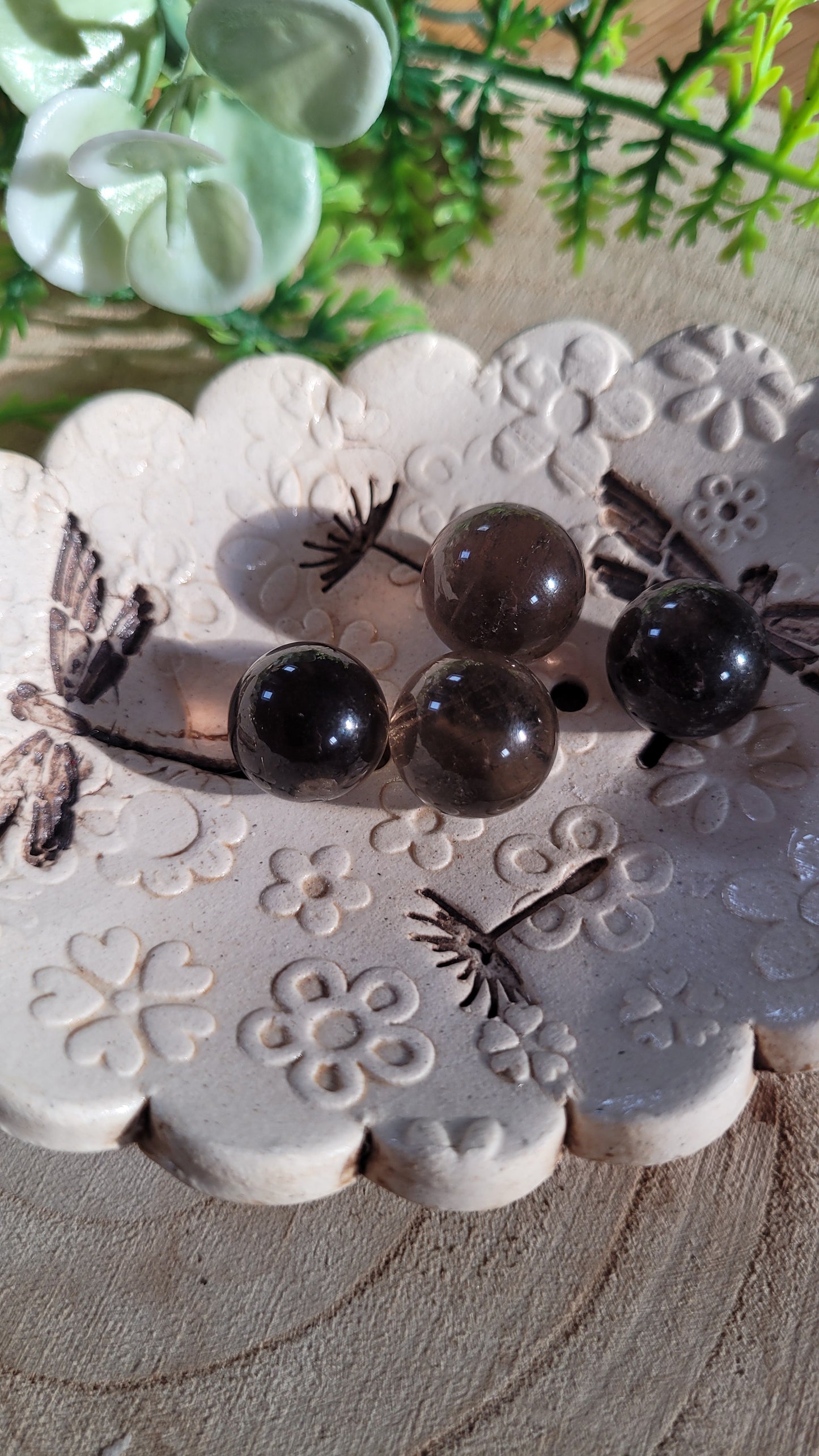 Dunkle Rauchquarz Kugel