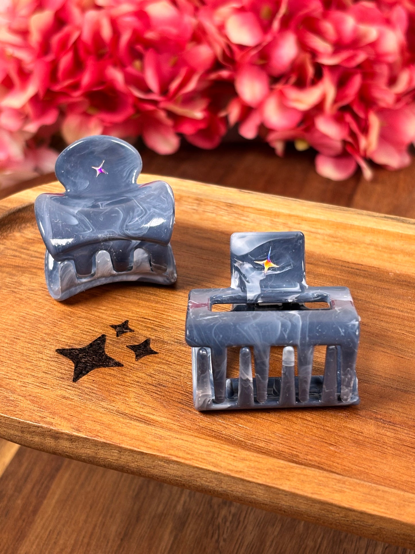 Hair Clips / Midnight