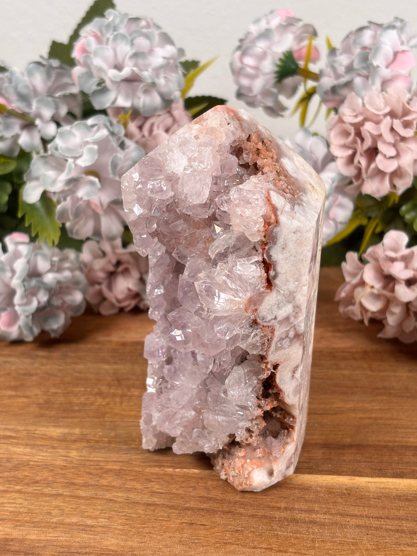 Heller Rosa Amethyst Turm