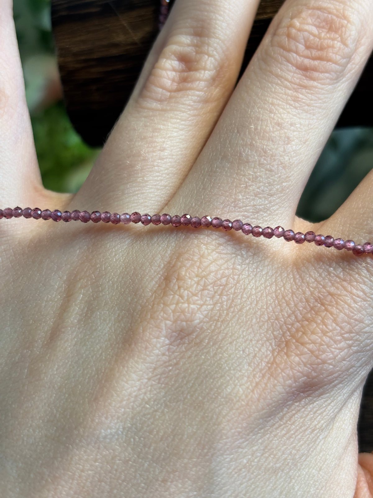 Rhodolit Granat facettiert