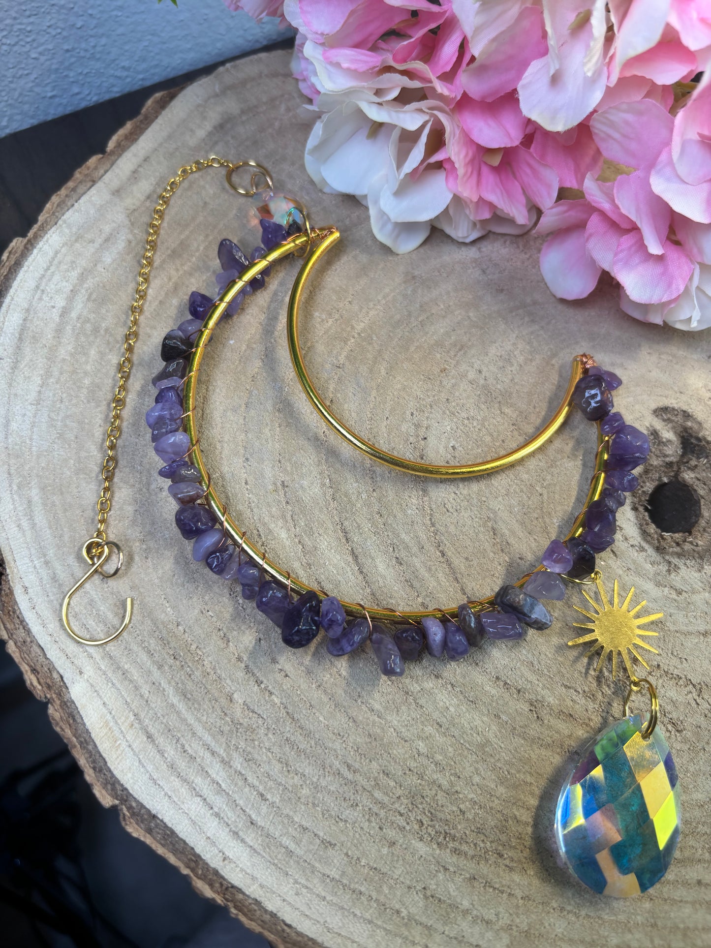 Amethyst Mond Suncatcher