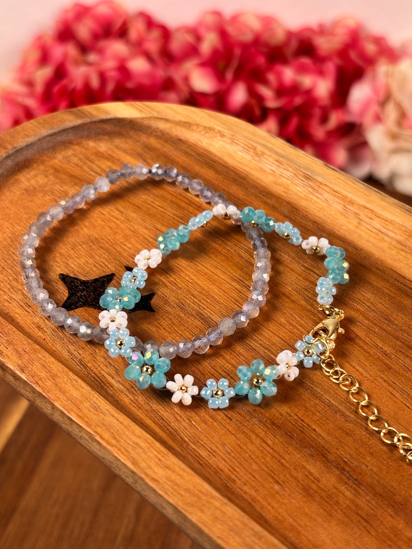 Flower Power & Labradorit Set