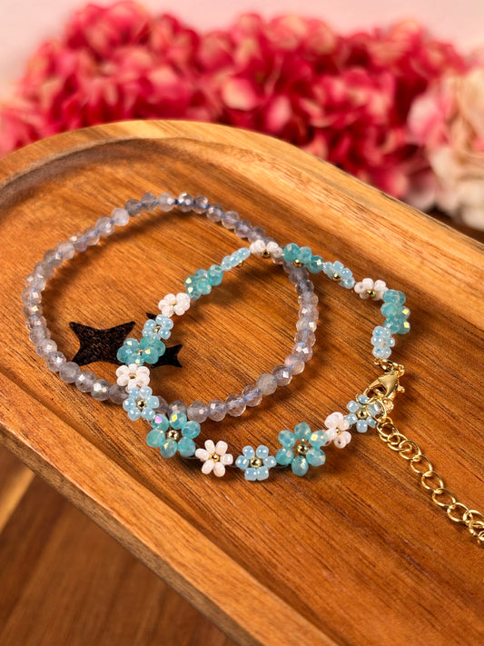 Flower Power & Labradorit Set