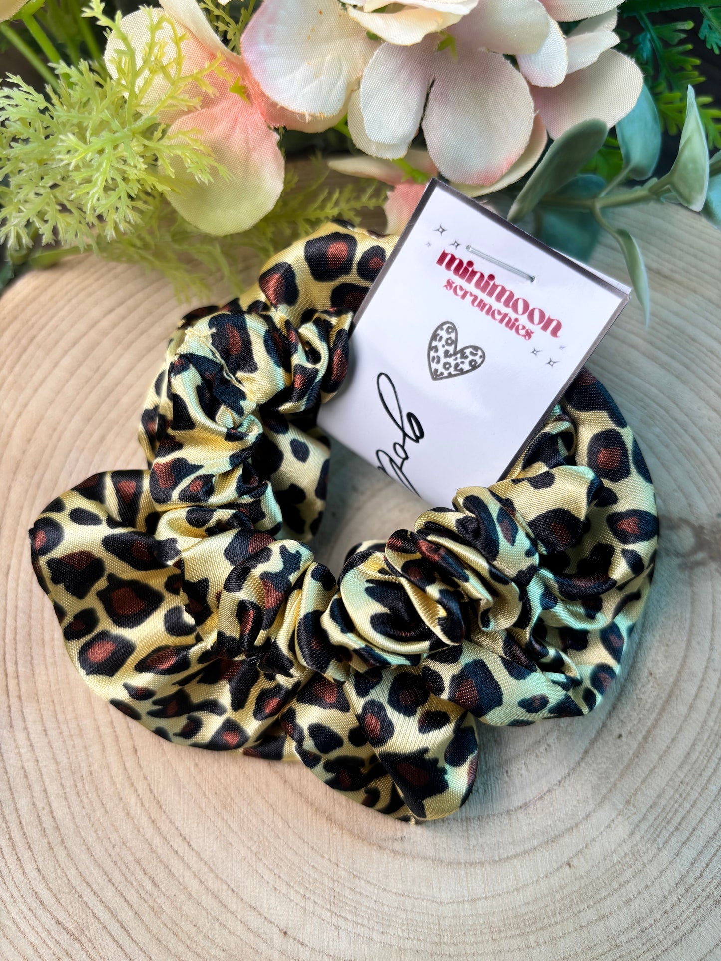 Gold Leo Scrunchie