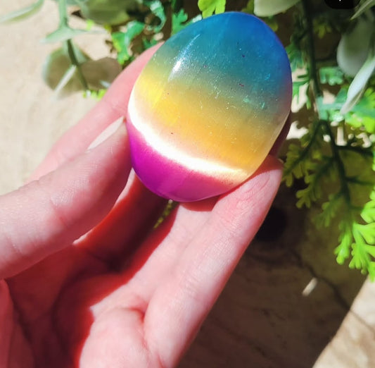 Regenbogen Selenit