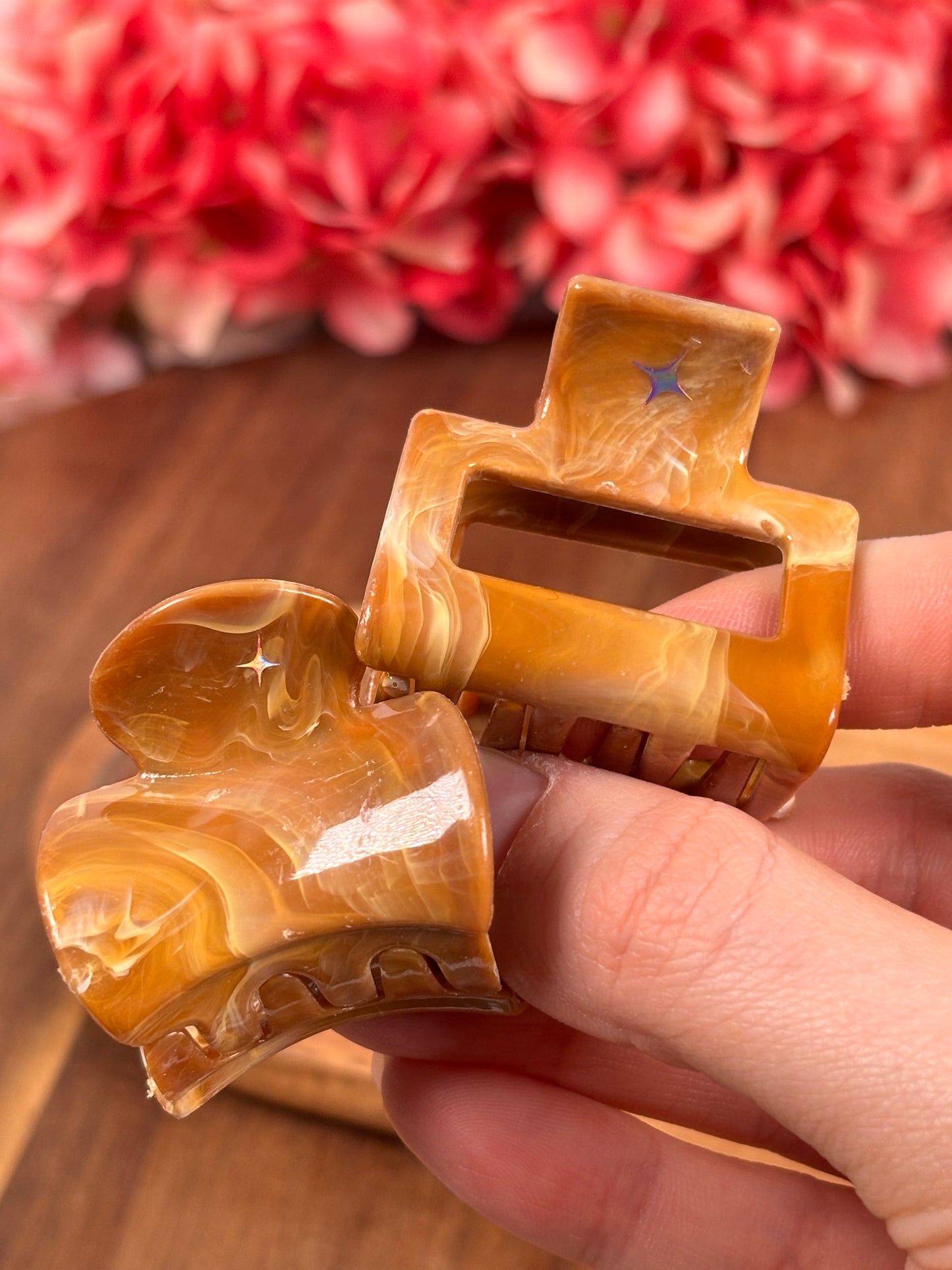 Hair Clips / Karamell