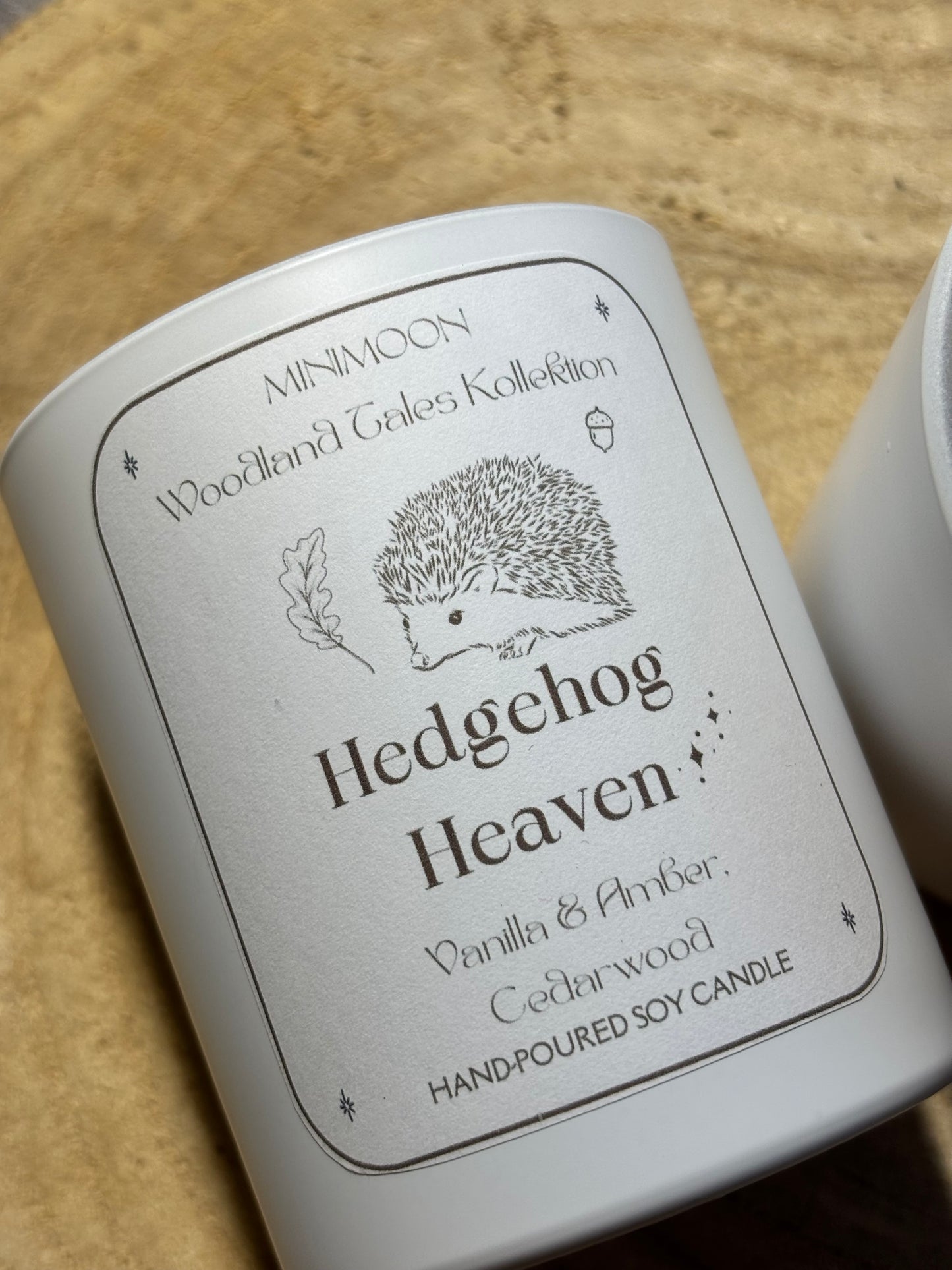 Hedgehog Heaven Kerze 🤍