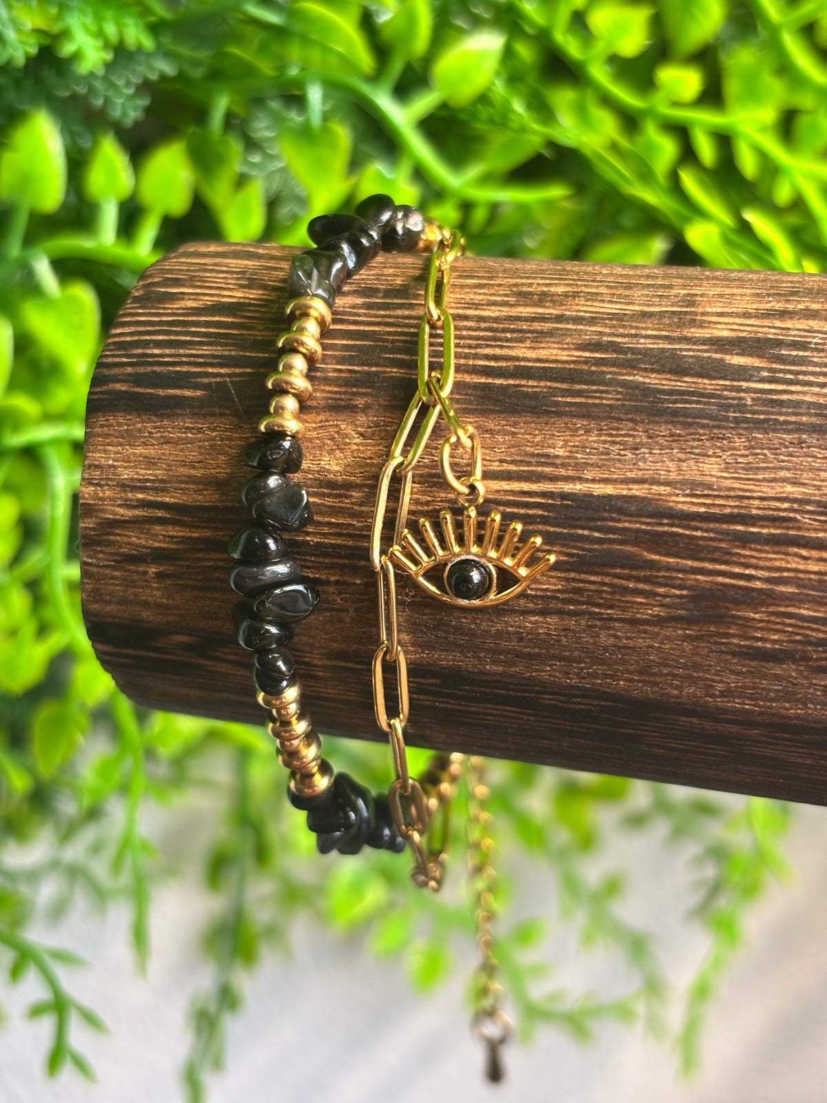 Spiritual Obsidian Armband