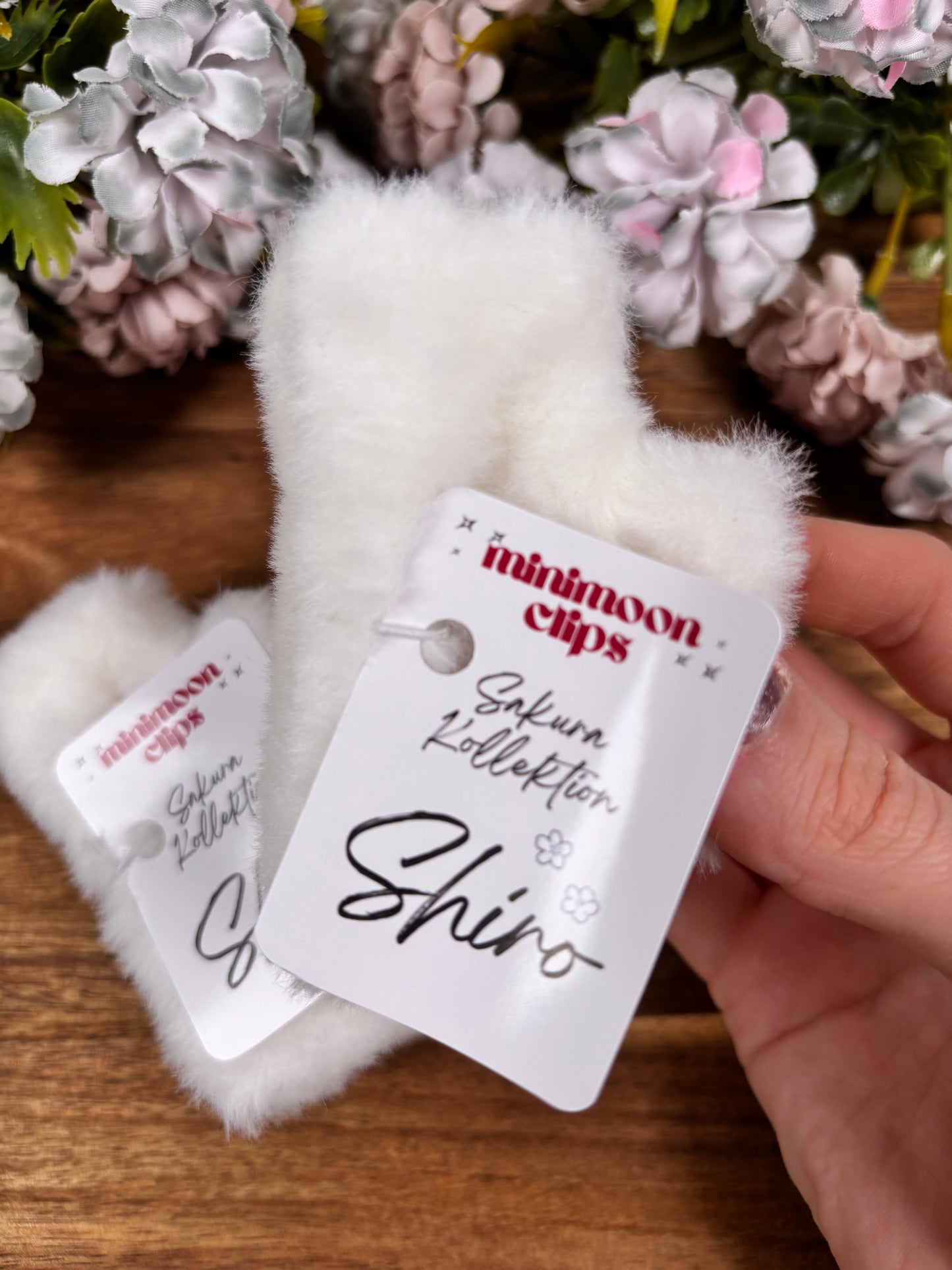 Shiro Flausch Haar Clip