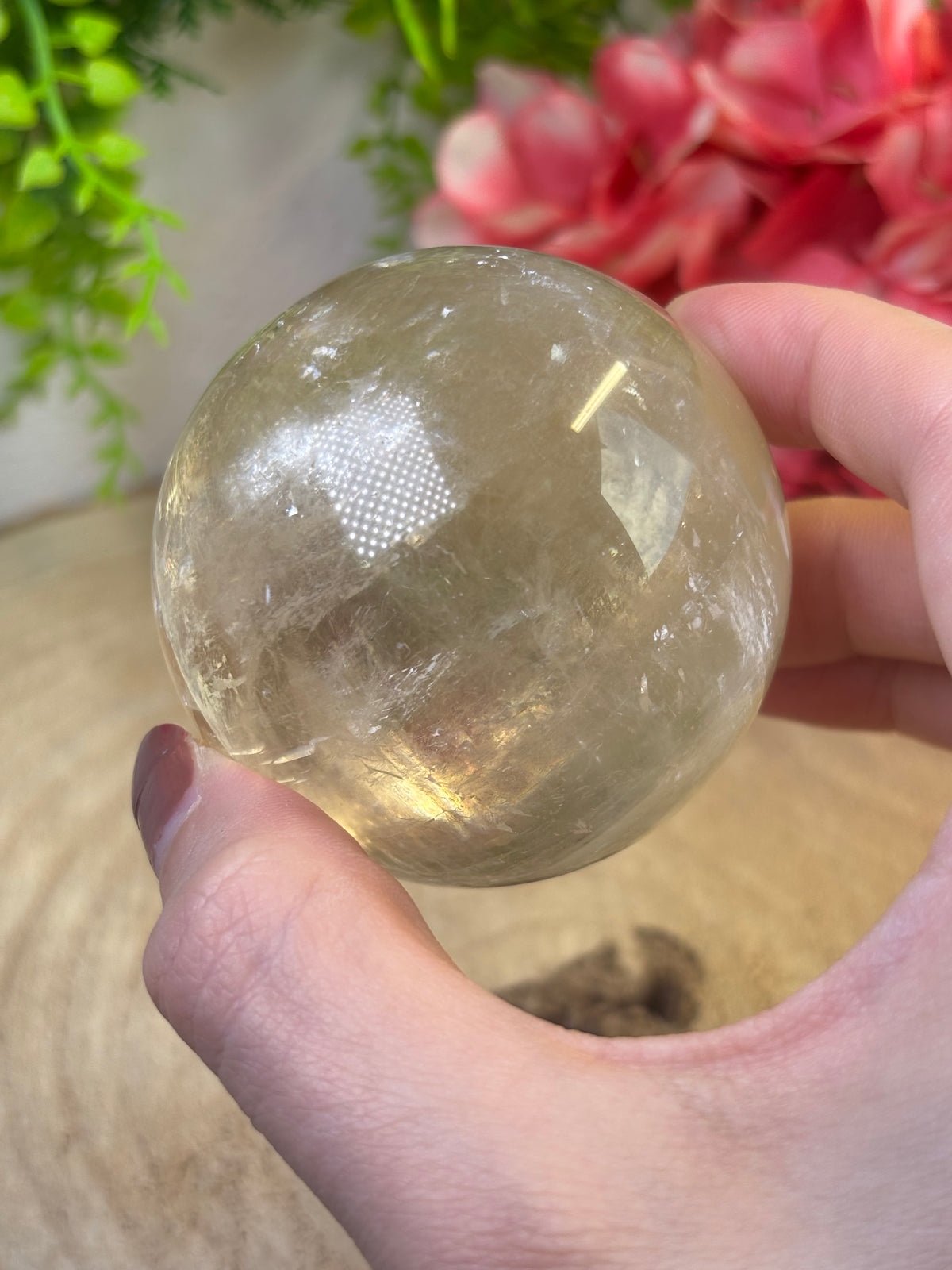 Glas Honig Kalcit M38