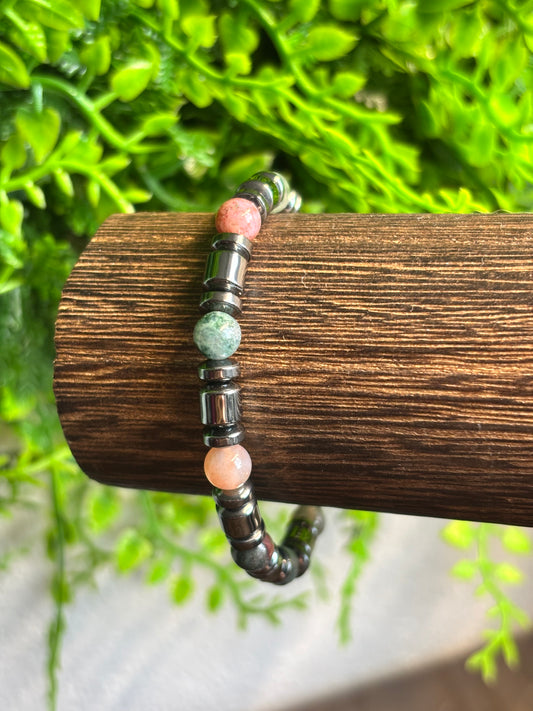 Indischer Achat Armband
