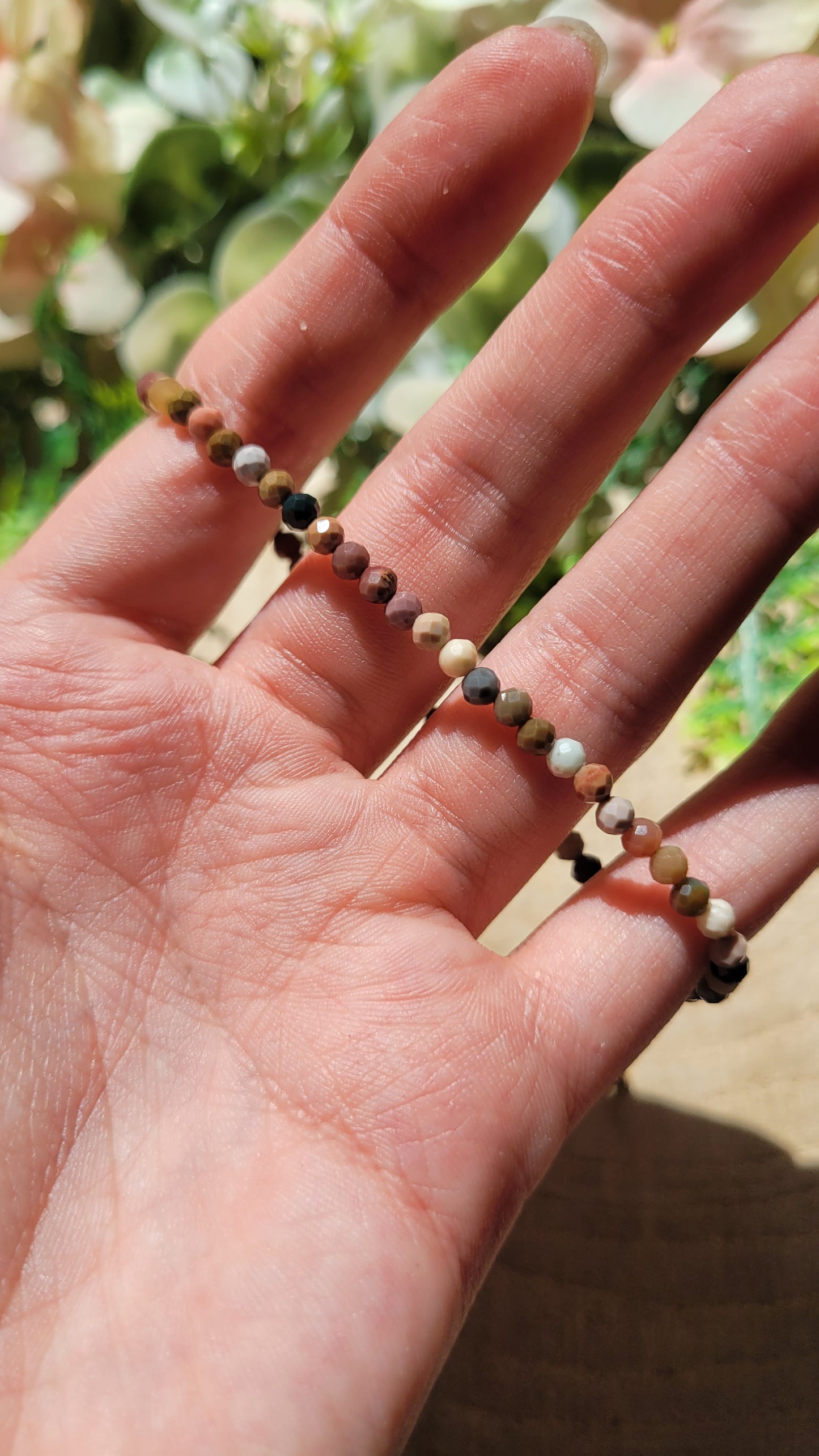 Bunte Achat Armkette