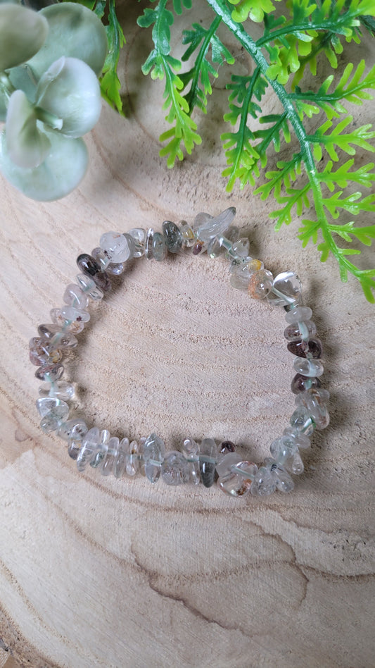 Gartenquarz Splitterarmband