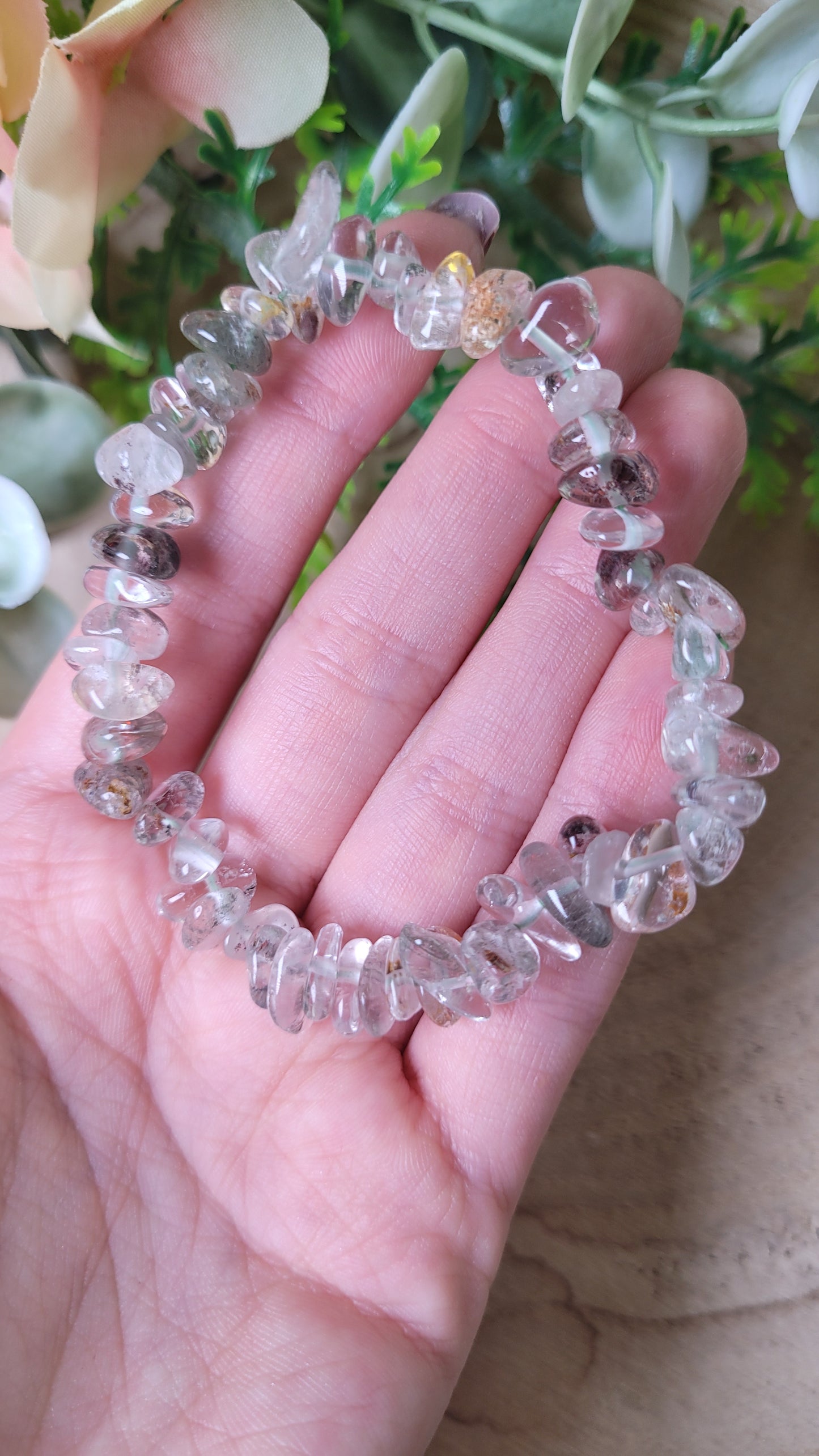 Gartenquarz Splitterarmband