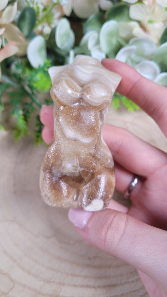 Schokoladen Kalcit Lady Body LD27