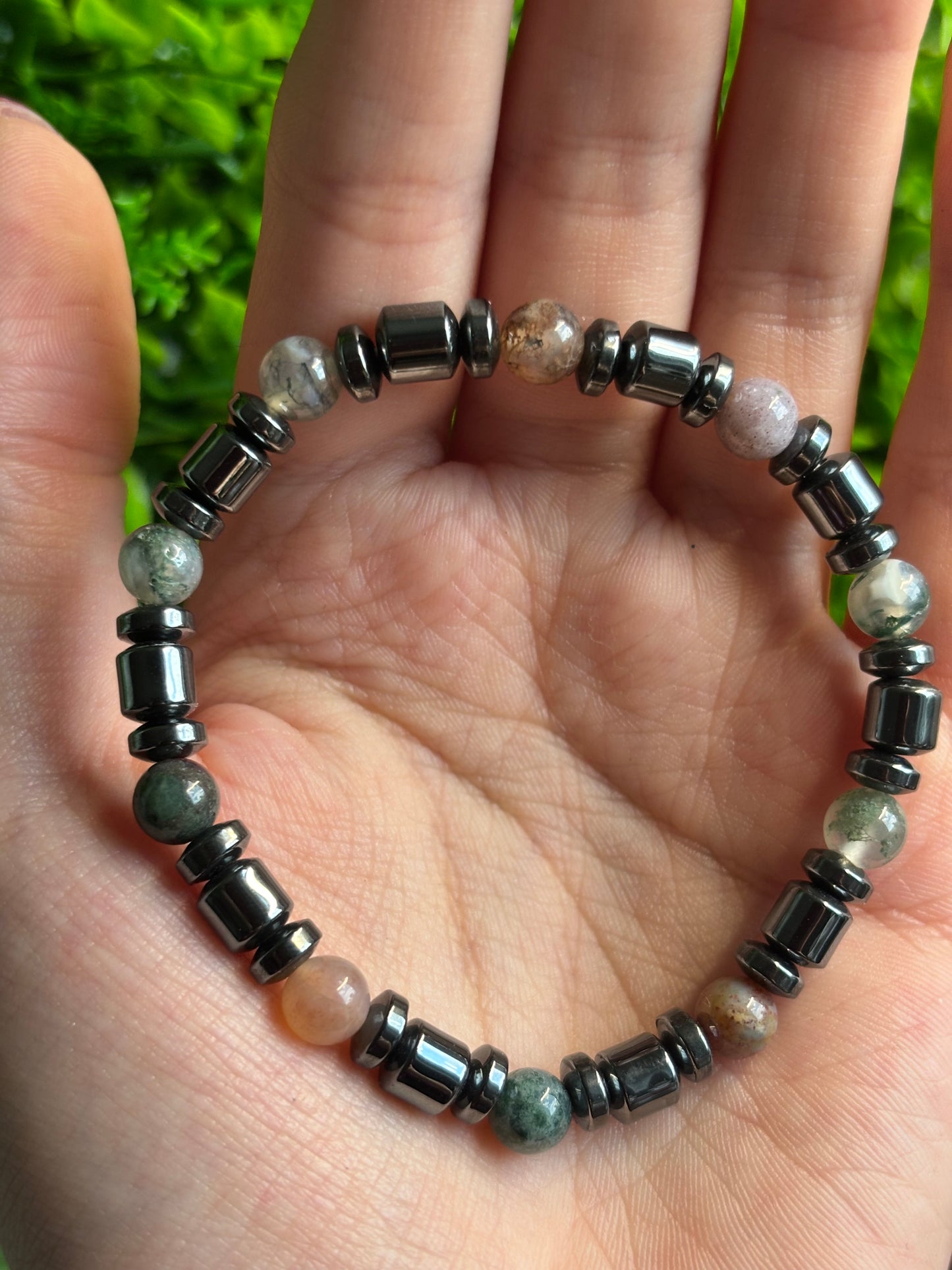 Indischer Achat Armband