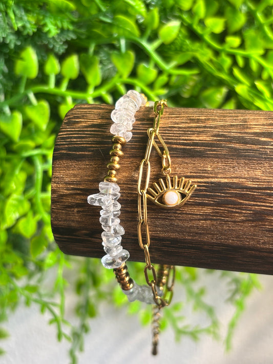 Spiritual Bergkristall Armband