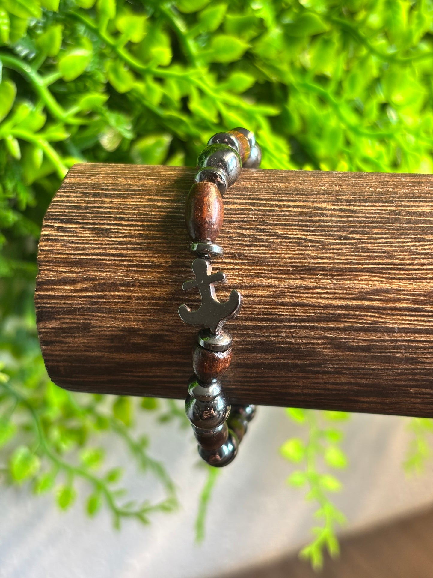ANKER Holzperlen Armband