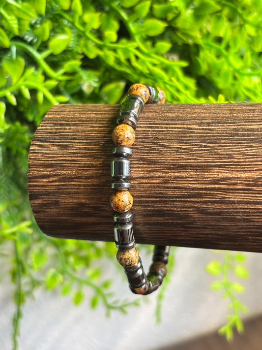 Jaspis Armband