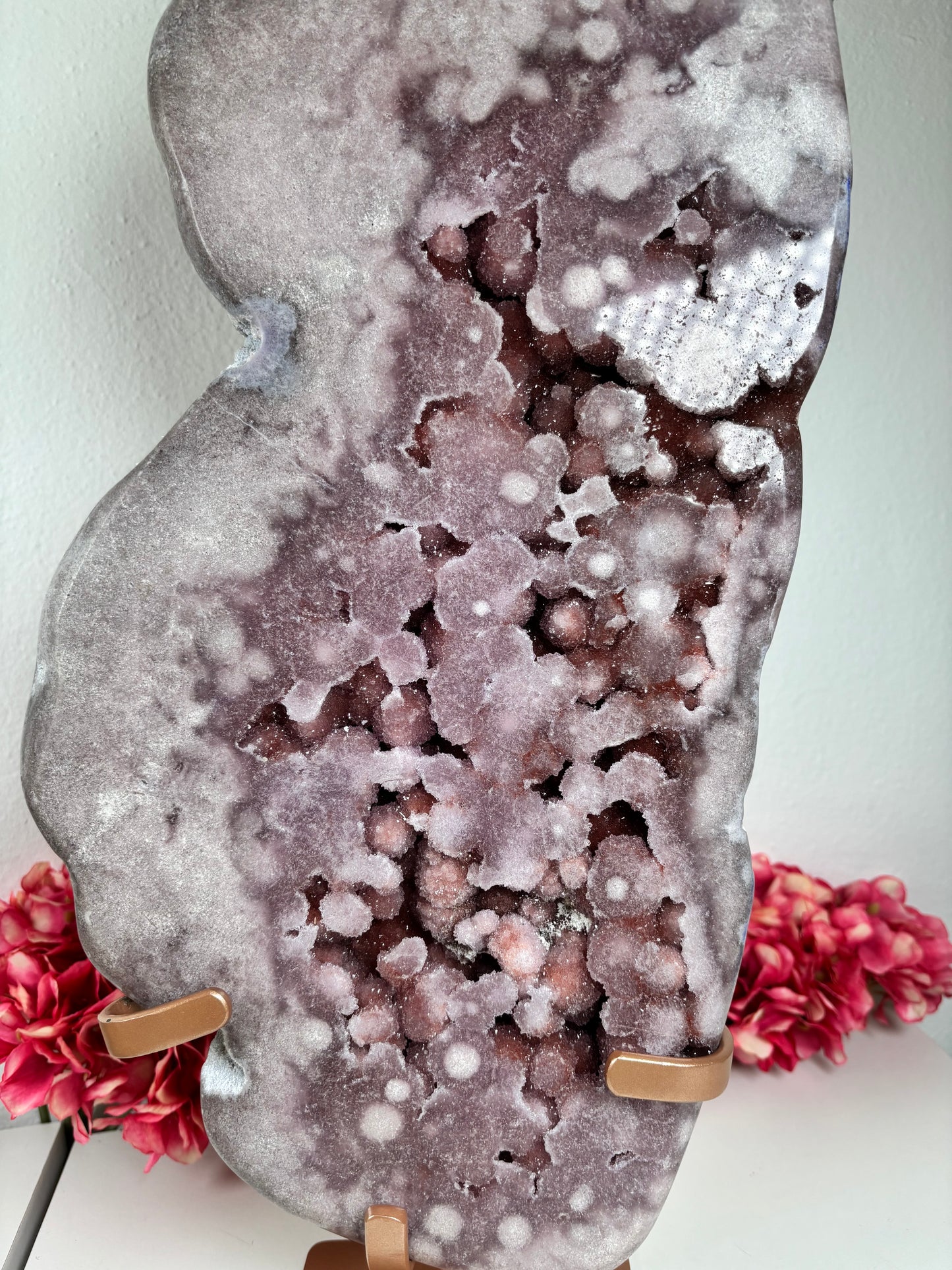 Lavender Bubble Amethyst freiform