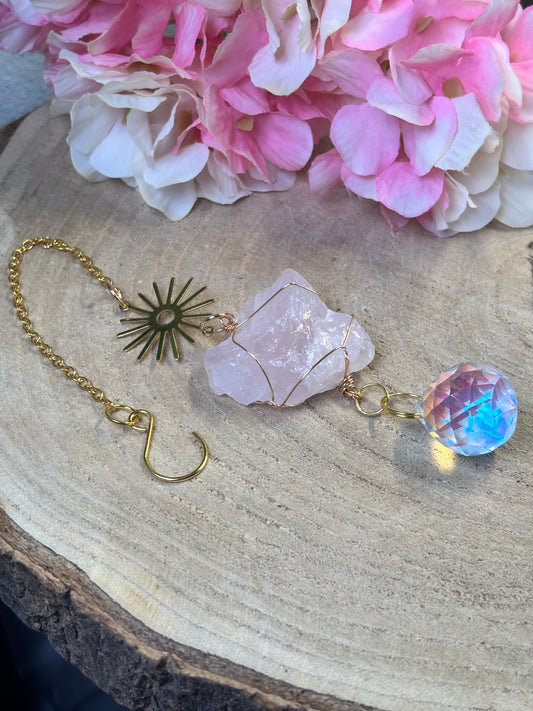 Rosenquarz Suncatcher