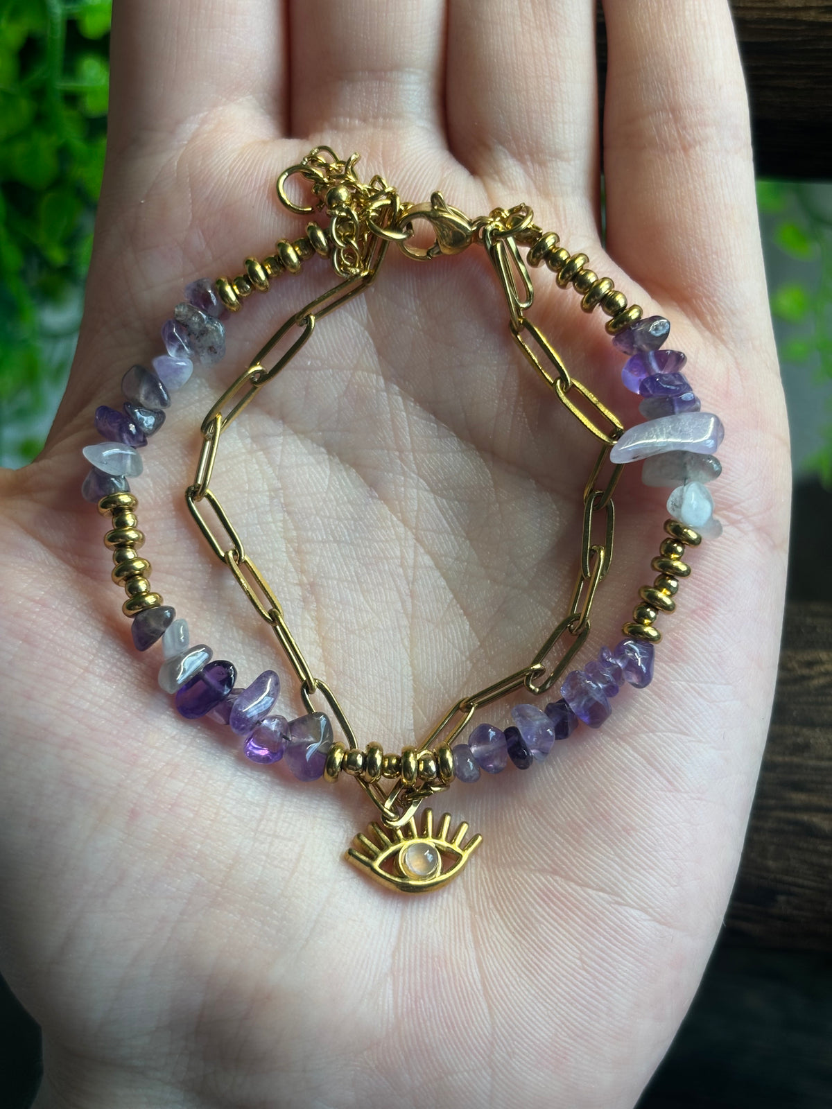 Spiritual Amethyst Armband
