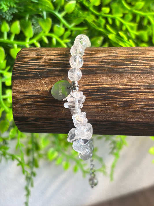Bergkristall Aufstiegschance Armband