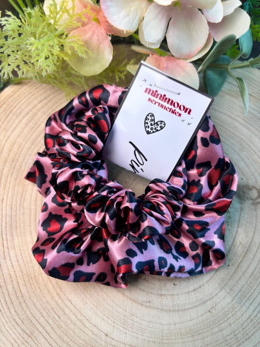 Pink Leo Scrunchie