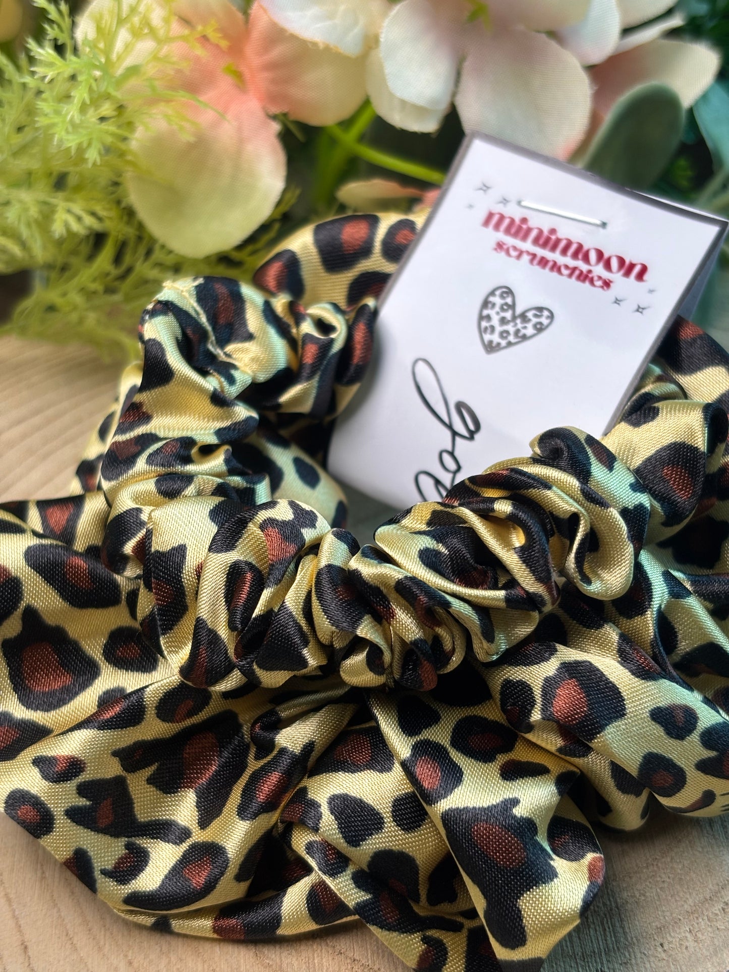 Gold Leo Scrunchie