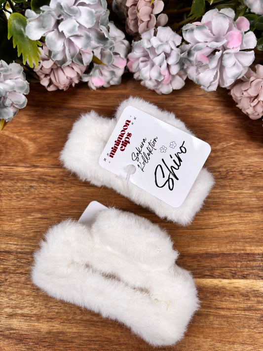Shiro Flausch Haar Clip