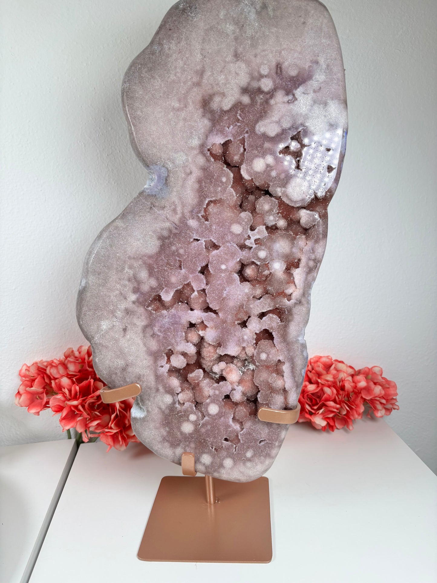 Lavender Bubble Amethyst freiform