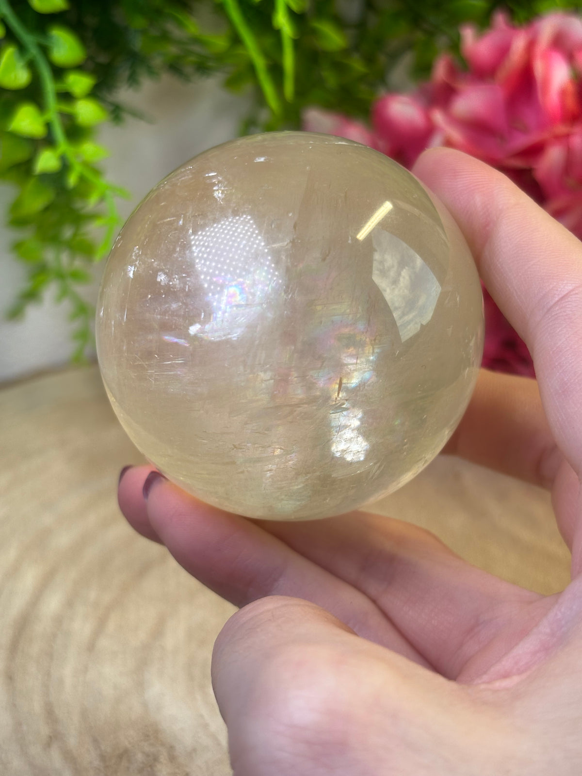 Glas Honig Kalcit H38