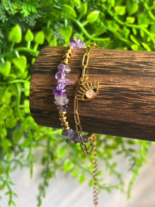 Spiritual Amethyst Armband