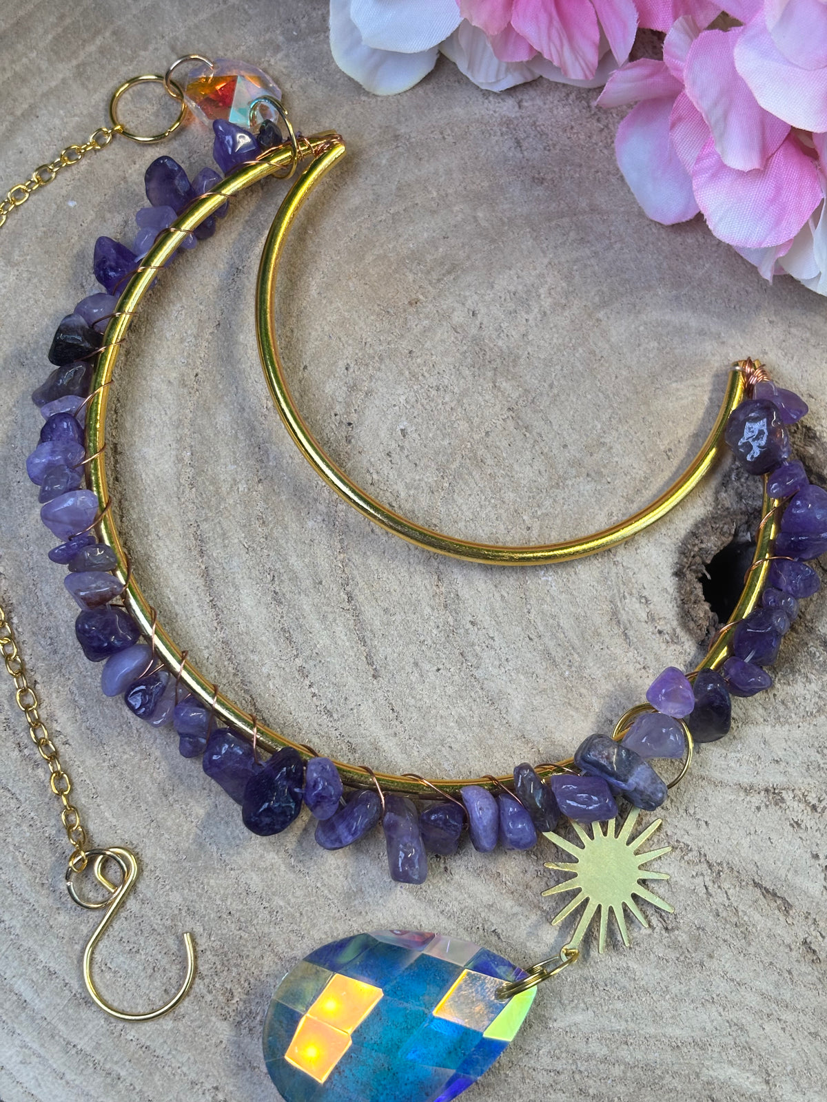 Amethyst Mond Suncatcher